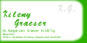 kileny graeser business card